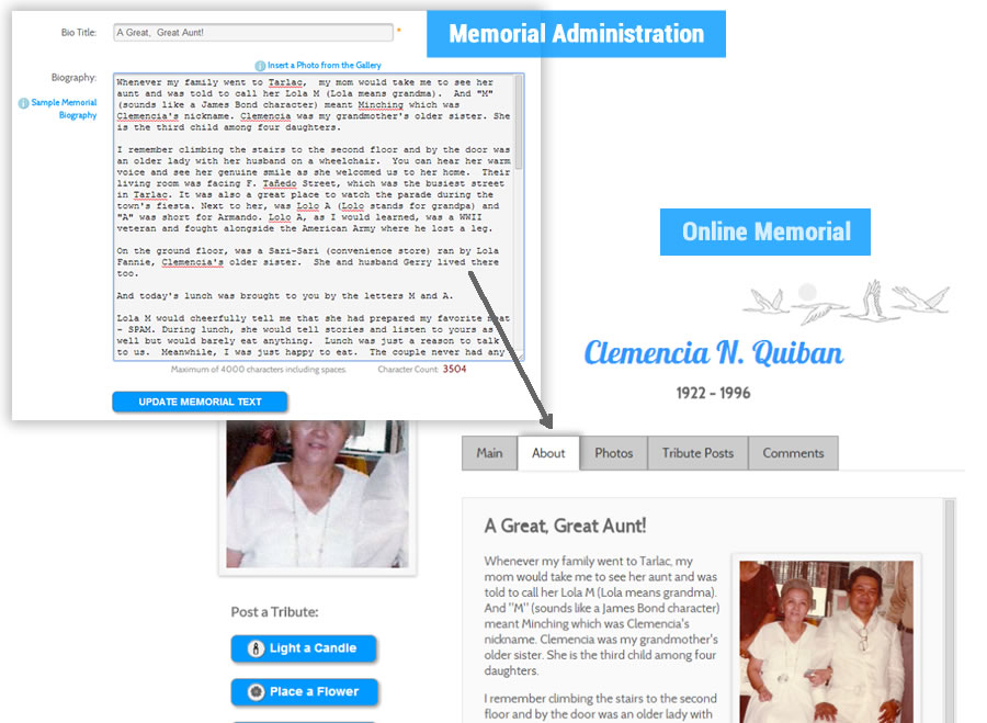 Biography Text